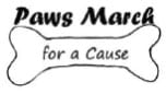 Paws March For a Cause Logo
