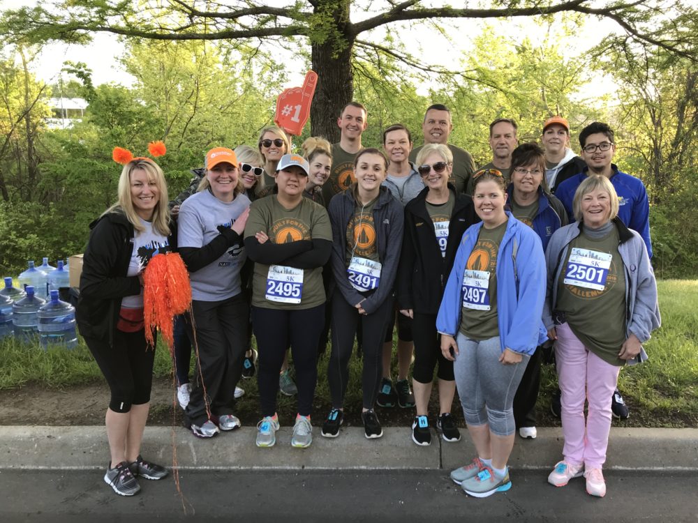 NorthPoint employees participating in local charity 5K