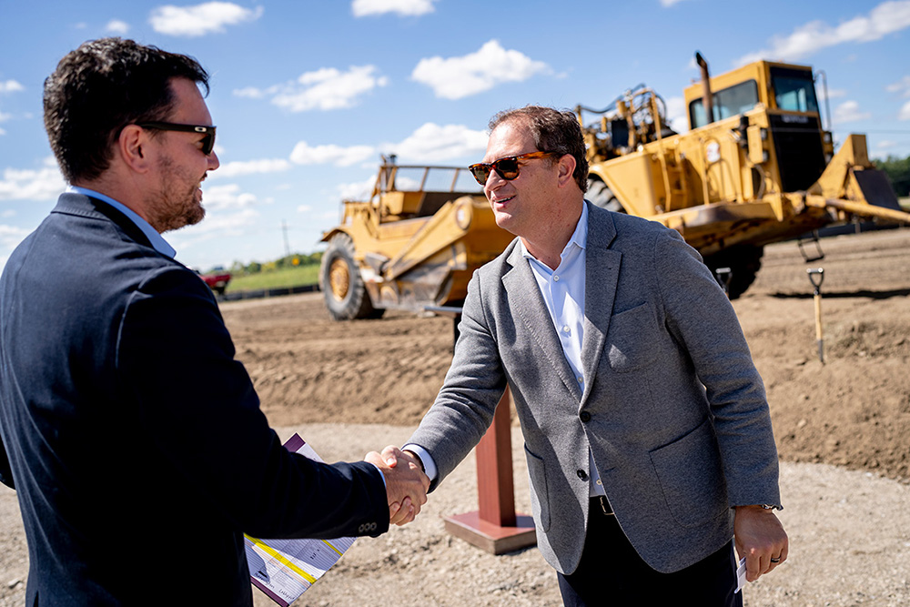Groundbreaking Event with Brent Miles